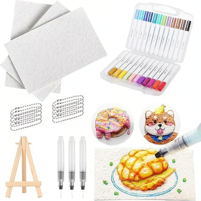 Magic 3D Foam Texture Painting Kit